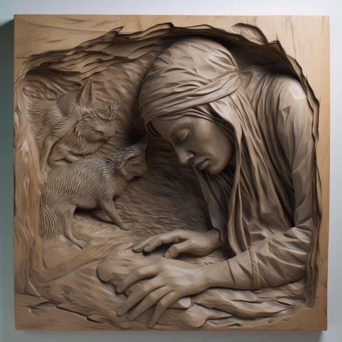 نموذج ثلاثي الأبعاد لآلة CNC 3D Art 